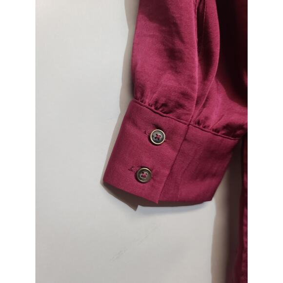 Anthropologie Pink Moulinette Soeurs Brynn Wrap Blouse Size 4 - Picture 4 of 6